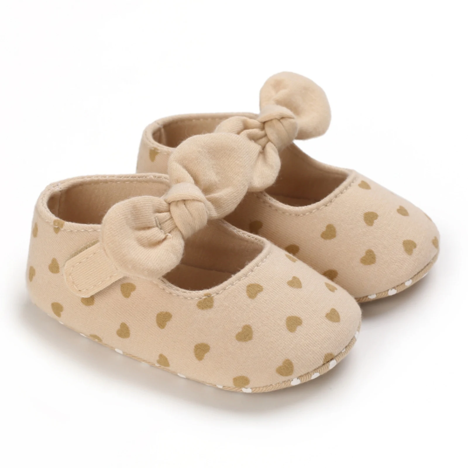 

Cute Baby Girls Mary Jane Flats Infant Non-Slip Soft Sole Cute Shoes Newborn Princess Wedding Shoes First Walkers 0-18M Kids