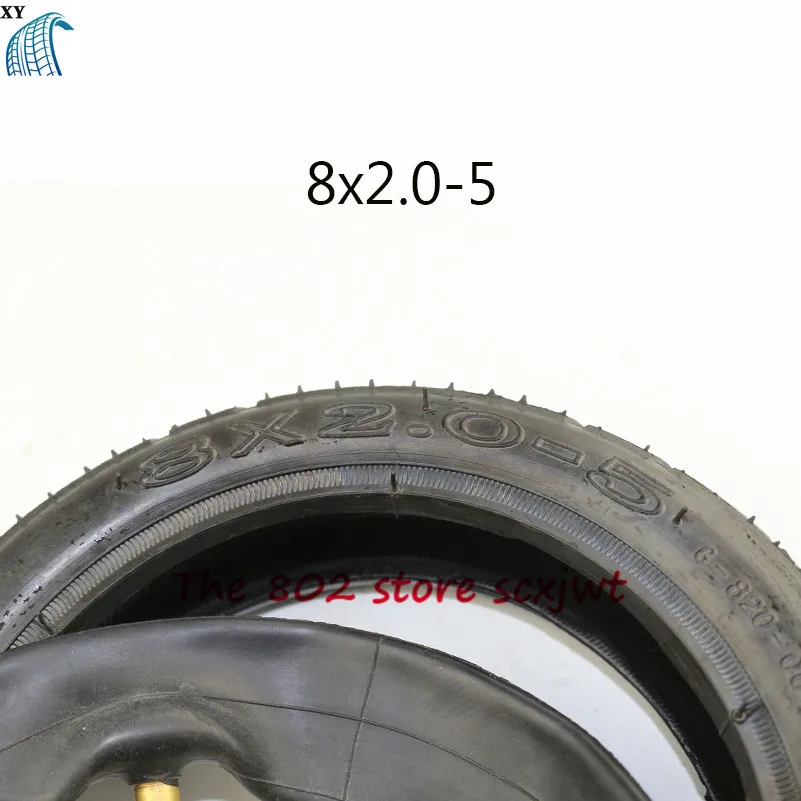 

8 inch pneumatic tire 8X2.0-5 inner and outer tire 8x2.00-5 tube tyre for Electric scooter baby trolley motorcycle part