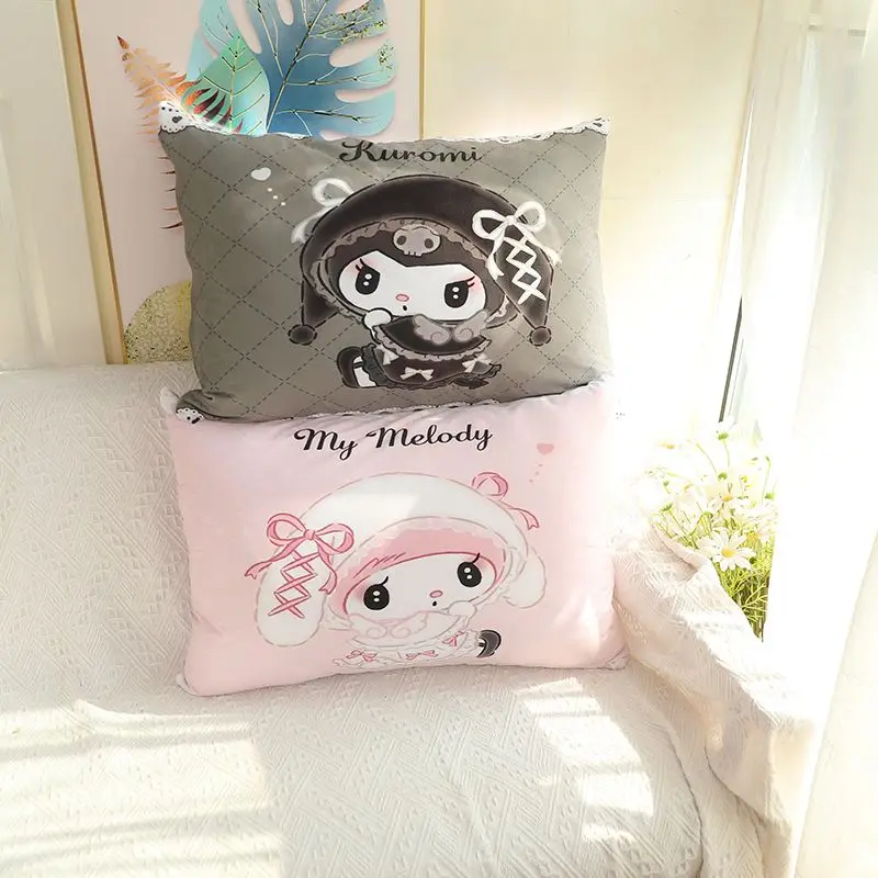 Наволочка Mymelody Kuromi в стиле аниме, мультяшная Одиночная, для спальни, подушка, подарок для девушек
Наволочка Mymelody Kuromi в стиле аниме, мультяшная Одиночная, для спальни, подушка, подарок для девушек