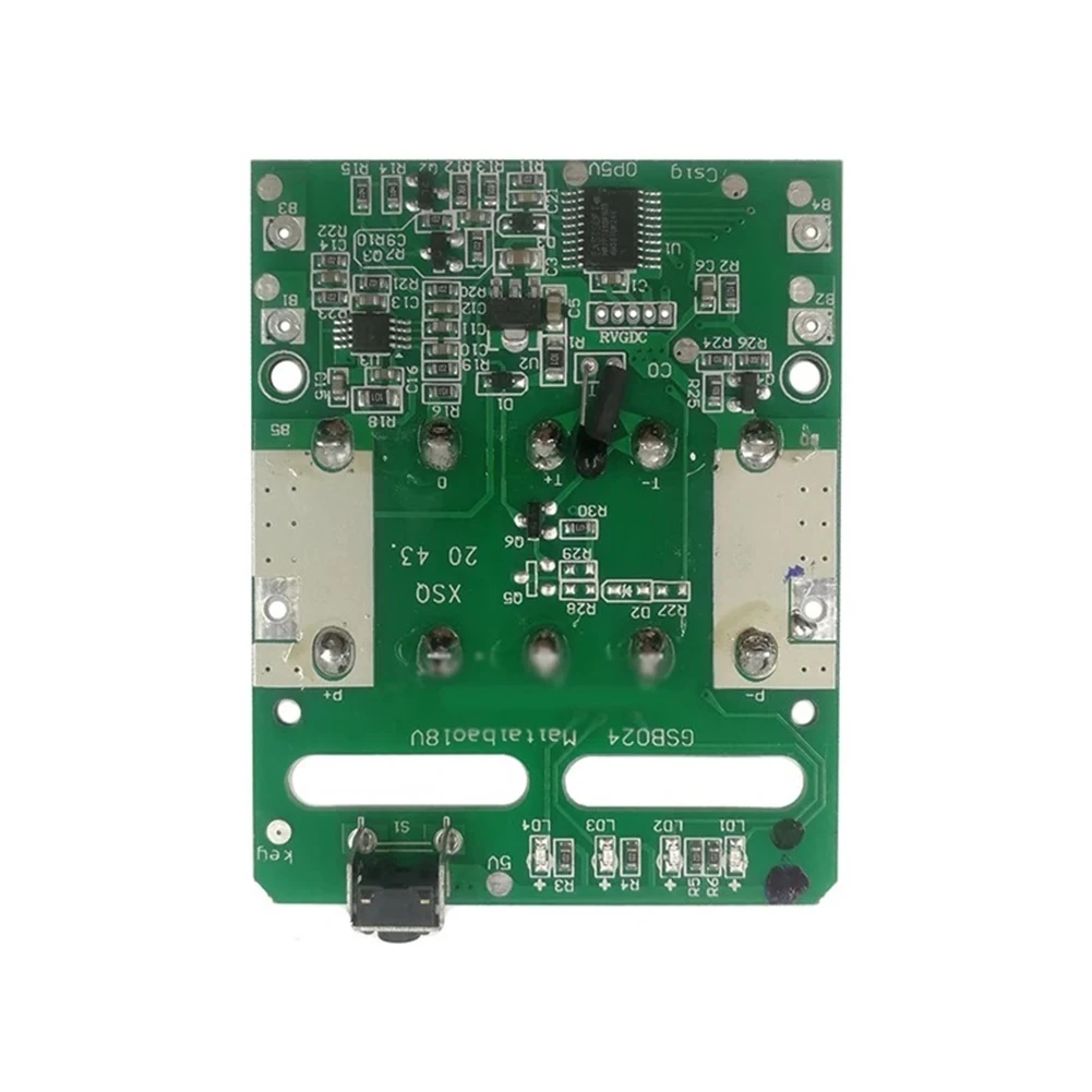 PCB Protection Board Lithium Battery Charging Protection Circuit Board For Metabo 18V Li-ion Battery Charger Module
PCB Protection Board Lithium Battery Charging Protection Circuit Board For Metabo 18V Li-ion Battery Charger Module
