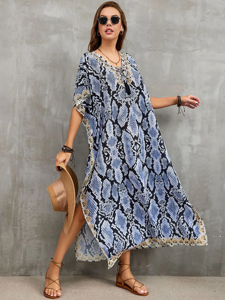 Beach Dresses Printed Kaftans for Women Swimsuit Cover Up 2022 New Short Sleeve Summer Bathing Suits Dropshipping
Beach Dresses Printed Kaftans for Women Swimsuit Cover Up 2022 New Short Sleeve Summer Bathing Suits Dropshipping