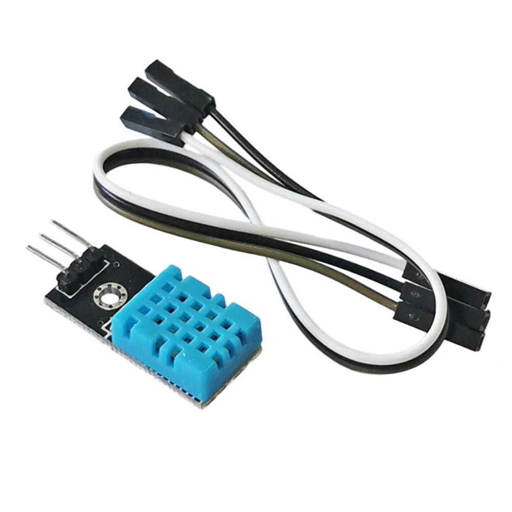 Durable Practical Sensor Module DHT11 Sensor Module Cable DC 5V DC5V/3.3V Plastic Metal For Arduino WIth Cable
Durable Practical Sensor Module DHT11 Sensor Module Cable DC 5V DC5V/3.3V Plastic Metal For Arduino WIth Cable