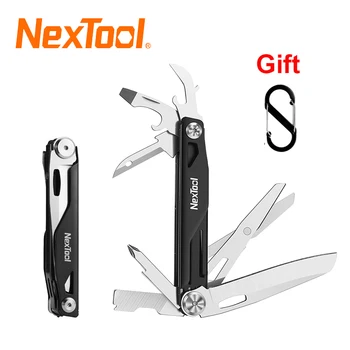 NexTool 멀티툴 EDC 접이식 포켓 다용도 나이프 가위, 전술 생존 휴대용 캠핑 미니 멀티 툴, 12 in 1