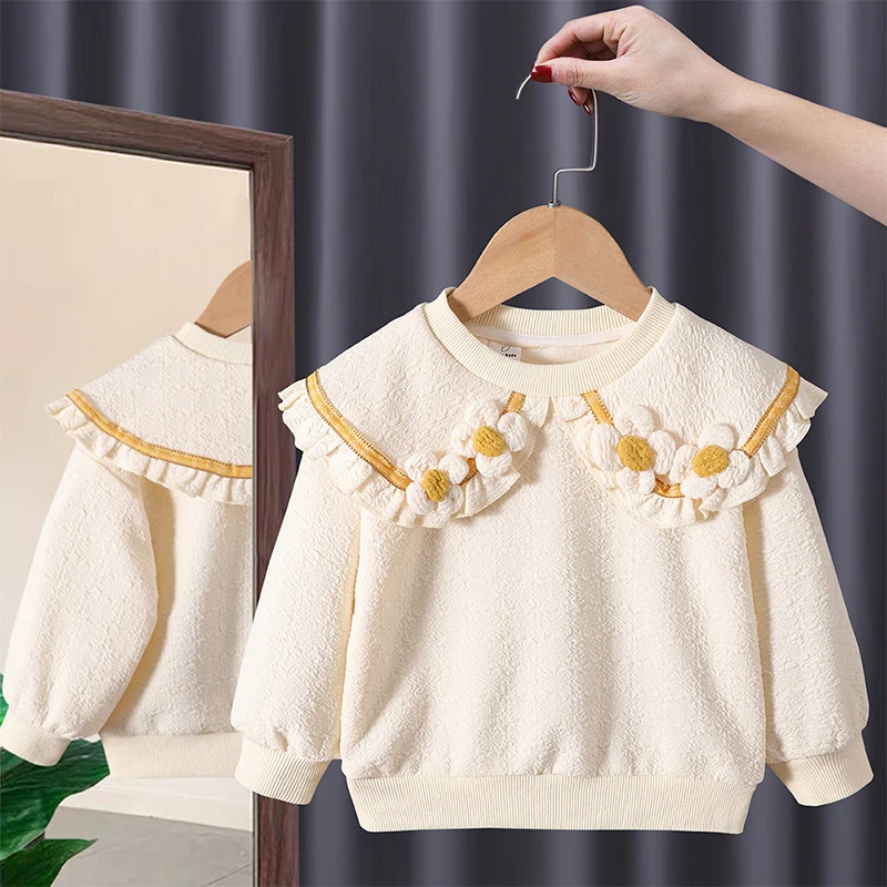 New Korean Children's Clothing 2023 Autumn Long Sleeve One Piece T-Shirt Outdoor Clothes Cute Things For Girls From 2 To 7 Years
New Korean Children's Clothing 2023 Autumn Long Sleeve One Piece T-Shirt Outdoor Clothes Cute Things For Girls From 2 To 7 Years
