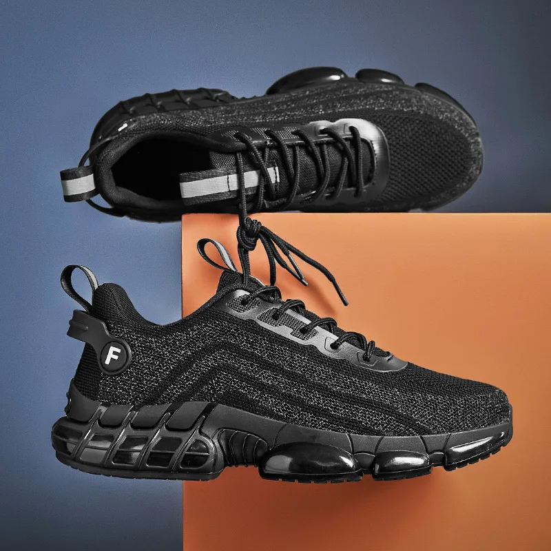 Reflective Sneakers for Men Fly Woven Upper Running Men Shoes Popcorn Sole Men's Breathable Mesh Sports Style Men's Shoes
Reflective Sneakers for Men Fly Woven Upper Running Men Shoes Popcorn Sole Men's Breathable Mesh Sports Style Men's Shoes