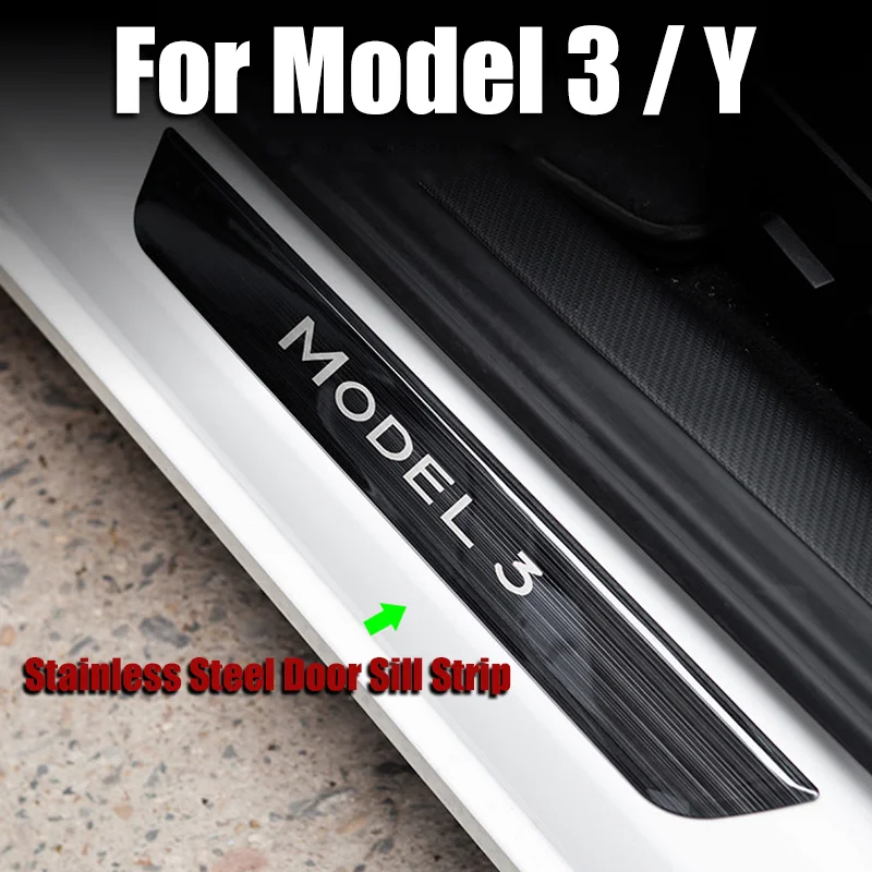 Model 3/Y 2021 2022 Stainless Steel Front Back Door Pedal Welcome Car Threshold Protection Strip Auto Accessories
Model 3/Y 2021 2022 Stainless Steel Front Back Door Pedal Welcome Car Threshold Protection Strip Auto Accessories