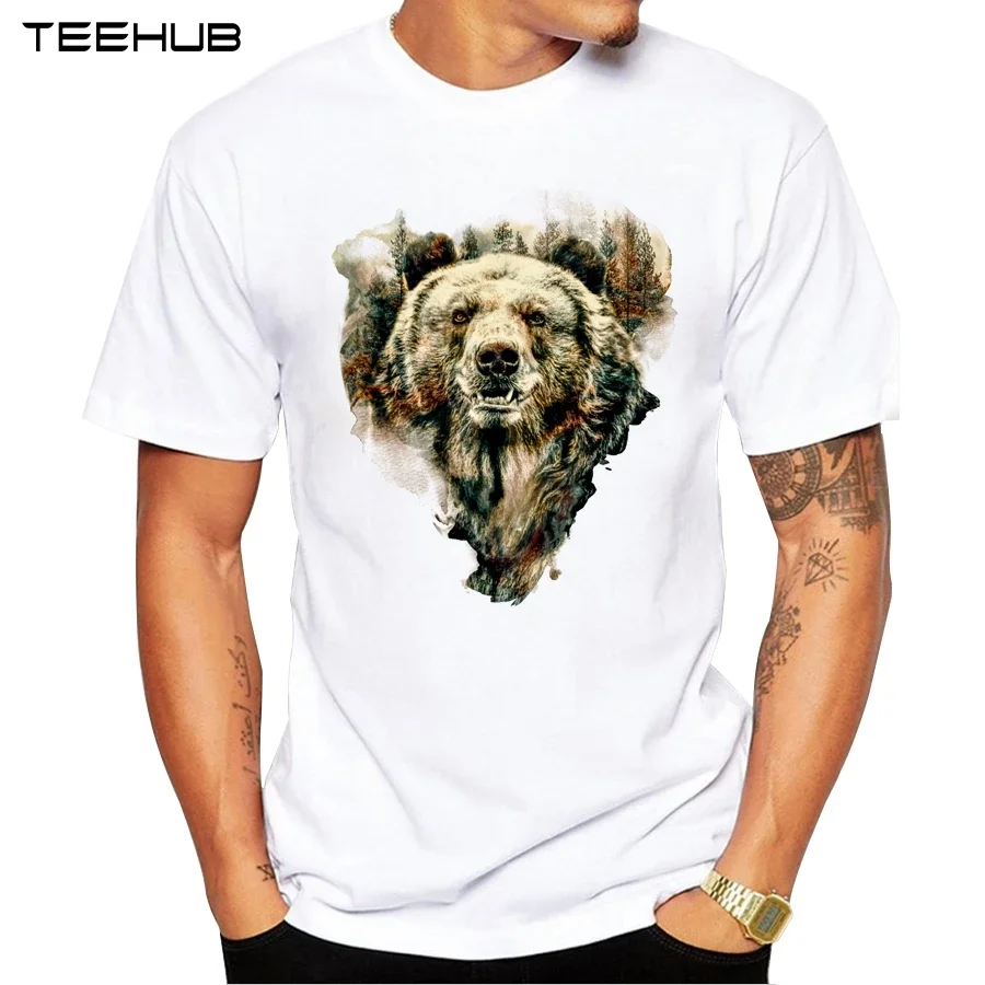 2023 Vintage Bear Men T-Shirt Hipster Short Sleeve T Shirt Fashion Punk Bear Printed Tee O-Neck Casual Tops
2023 Vintage Bear Men T-Shirt Hipster Short Sleeve T Shirt Fashion Punk Bear Printed Tee O-Neck Casual Tops