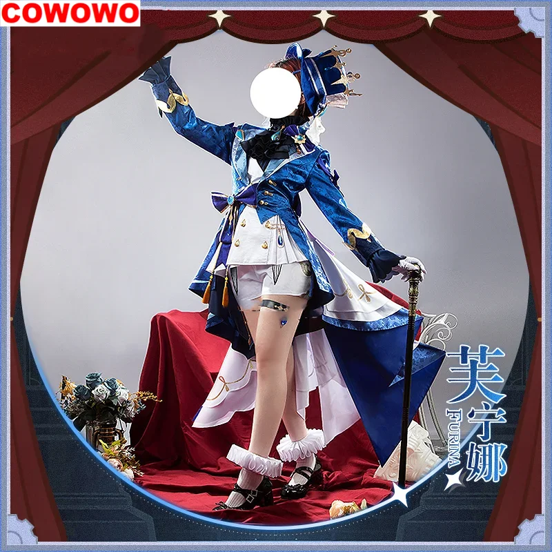 COWOWO Genshin Impact Furina игровой костюм женский костюм для косплея Хэллоуин Карнавальный костюм для ролевых игр любого размера
COWOWO Genshin Impact Furina игровой костюм женский костюм для косплея Хэллоуин Карнавальный костюм для ролевых игр любого размера
