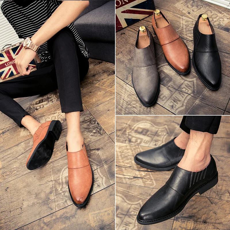 Business formal leather shoes men's fashion casual daily shoes classic soft-soled Loafers
Business formal leather shoes men's fashion casual daily shoes classic soft-soled Loafers