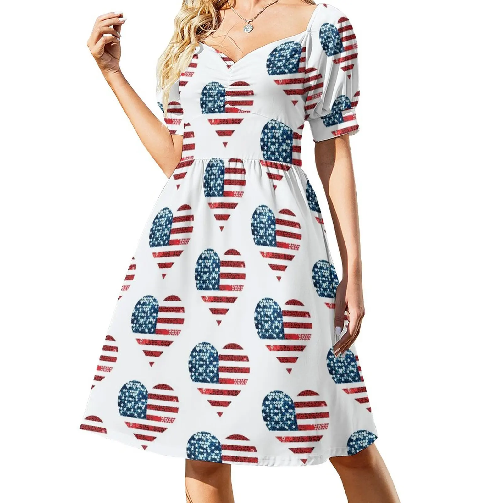 usa flag heart sequin print Sleeveless Dress Women's clothing evening dress woman women's dresses luxury
usa flag heart sequin print Sleeveless Dress Women's clothing evening dress woman women's dresses luxury