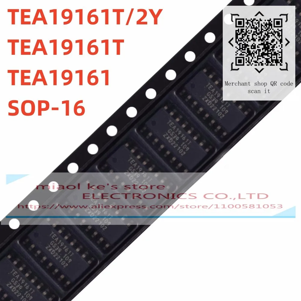 

[5PCS] 100% New Original TEA19161T/2Y TEA19161T TEA19161 - IC PFC CTRLR DCM 500KHZ SOP-16