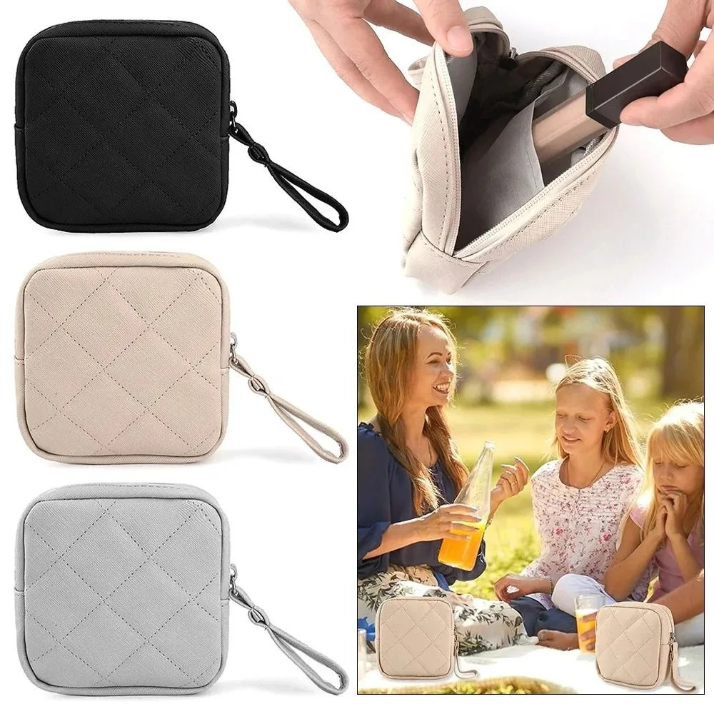 PU Leather Sanitary Storage Bag Portable Waterproof Zipper Wallet Bag Sanitary Cotton Storage Coin Clip Ladies
PU Leather Sanitary Storage Bag Portable Waterproof Zipper Wallet Bag Sanitary Cotton Storage Coin Clip Ladies