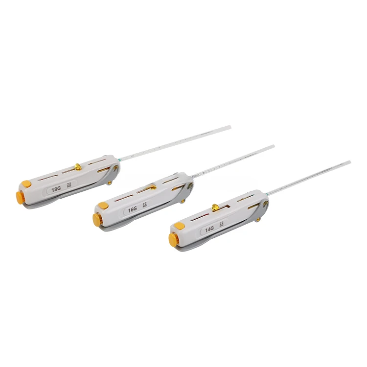 Soft Core Automatic Biop-sy System 14G 16G 18G 20G Need-le for Soft Tissue Bio-psy
Soft Core Automatic Biop-sy System 14G 16G 18G 20G Need-le for Soft Tissue Bio-psy