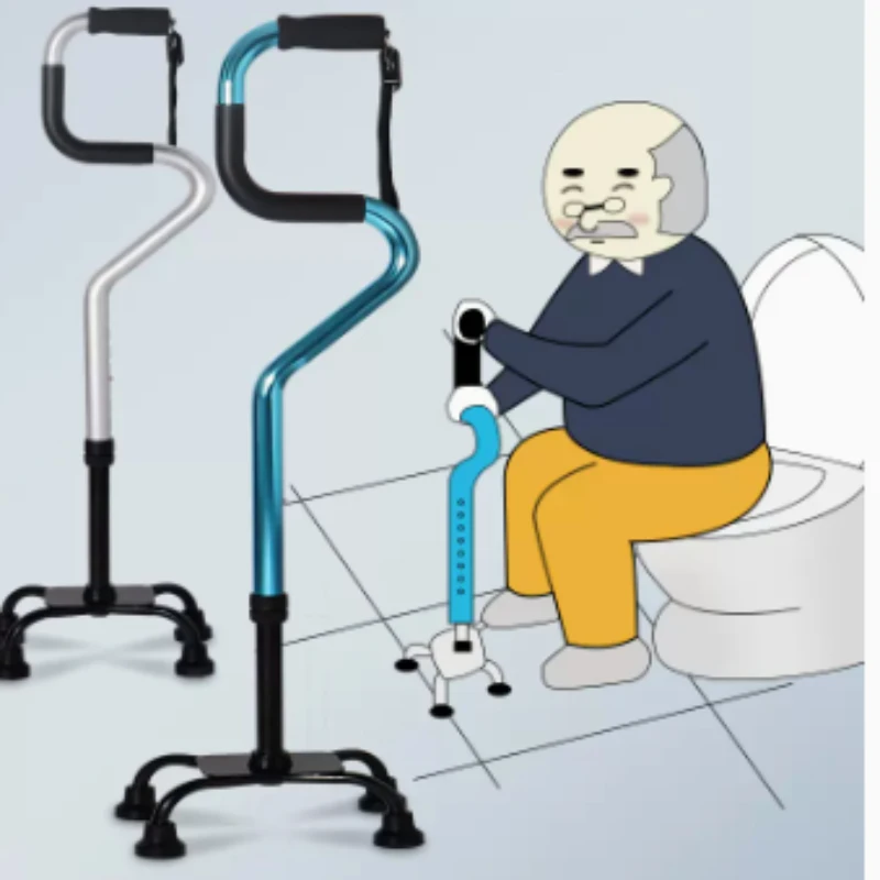 Walking Stick for the Elderly Four-Leg Non-Slip Universal Crutches Cabinet for the Elderly Anti-Fall Artifact Walking Aid
Walking Stick for the Elderly Four-Leg Non-Slip Universal Crutches Cabinet for the Elderly Anti-Fall Artifact Walking Aid