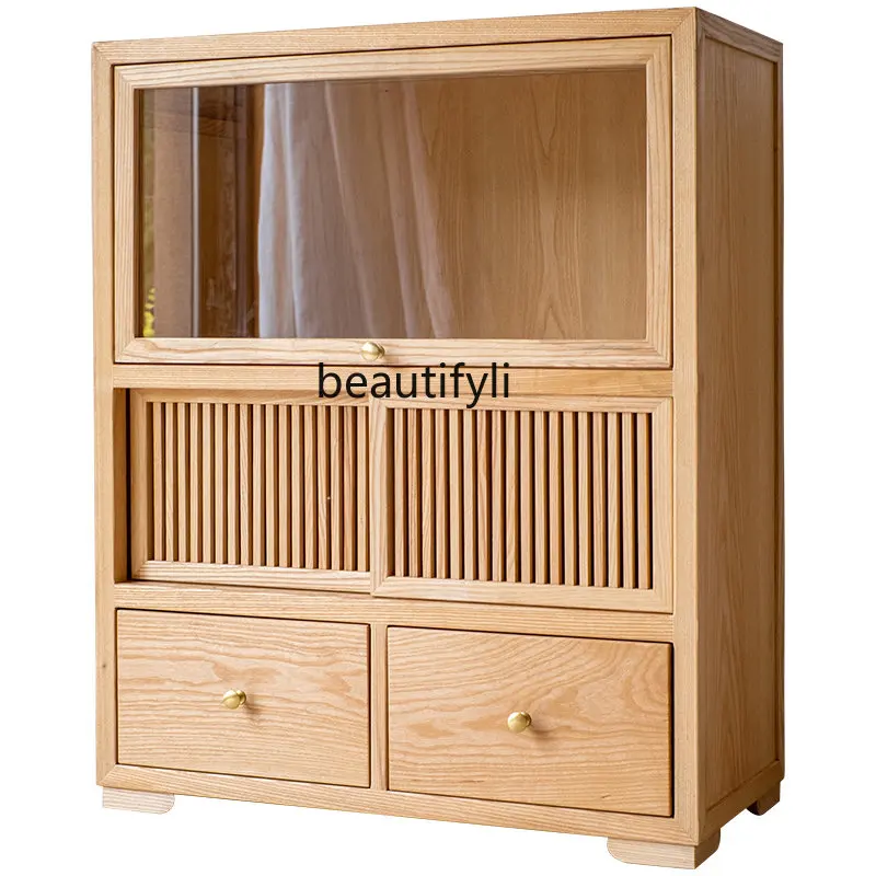 Tea Cabinet Solid Wood Tea Cabinet Wine Cabinet Locker Multi-Functional Tea Table Cabinet Sideboard Cabinet Living Room Shelf
Tea Cabinet Solid Wood Tea Cabinet Wine Cabinet Locker Multi-Functional Tea Table Cabinet Sideboard Cabinet Living Room Shelf