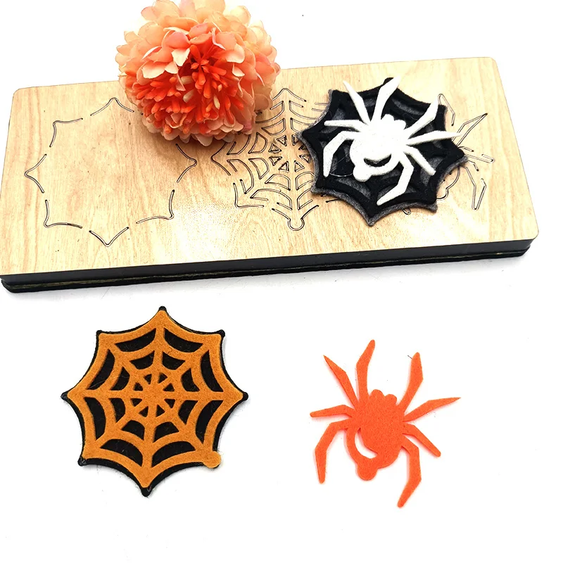 Wooden Cutting Die for Halloween Spiders and Spider Webs, Suitable for Most Machines
Wooden Cutting Die for Halloween Spiders and Spider Webs, Suitable for Most Machines