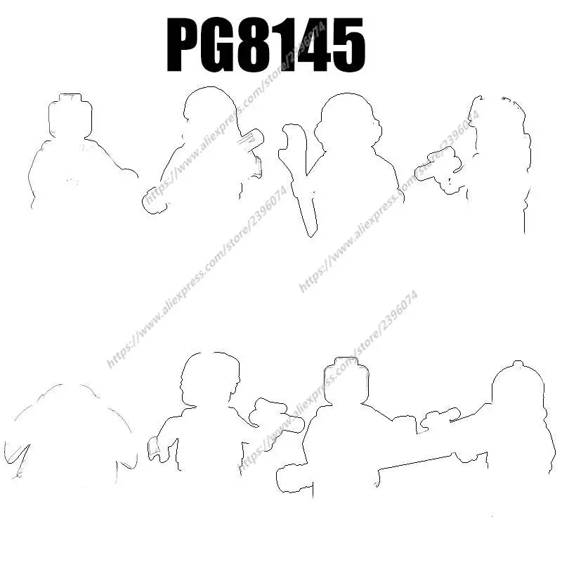 PG8145 Action Figures Movie accessories Building Blocks Bricks toys PG808 PG809 PG810 PG811 PG812 PG813 PG814 PG815
PG8145 Action Figures Movie accessories Building Blocks Bricks toys PG808 PG809 PG810 PG811 PG812 PG813 PG814 PG815