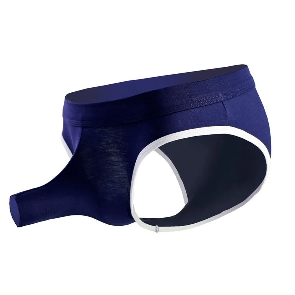 Men's Sexy Elastic Open Elephant Nose Pouch Bikini Briefs Modal Underwear Breathable Panties Erotic Lingerie Low Rise Thongs
Men's Sexy Elastic Open Elephant Nose Pouch Bikini Briefs Modal Underwear Breathable Panties Erotic Lingerie Low Rise Thongs