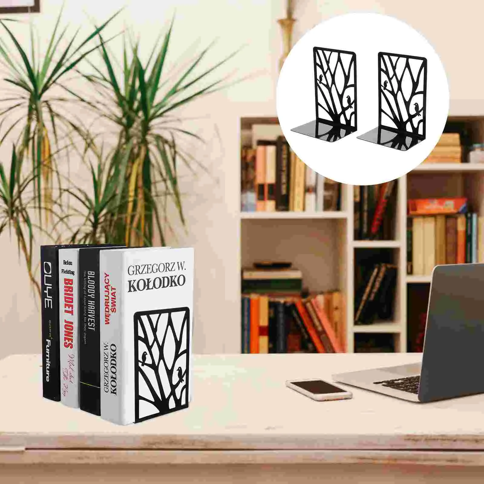 Books Bird Branches Stand Storage Rack Desktop Bookshelf Metal Bookends Hollow Holder Support Child
Books Bird Branches Stand Storage Rack Desktop Bookshelf Metal Bookends Hollow Holder Support Child