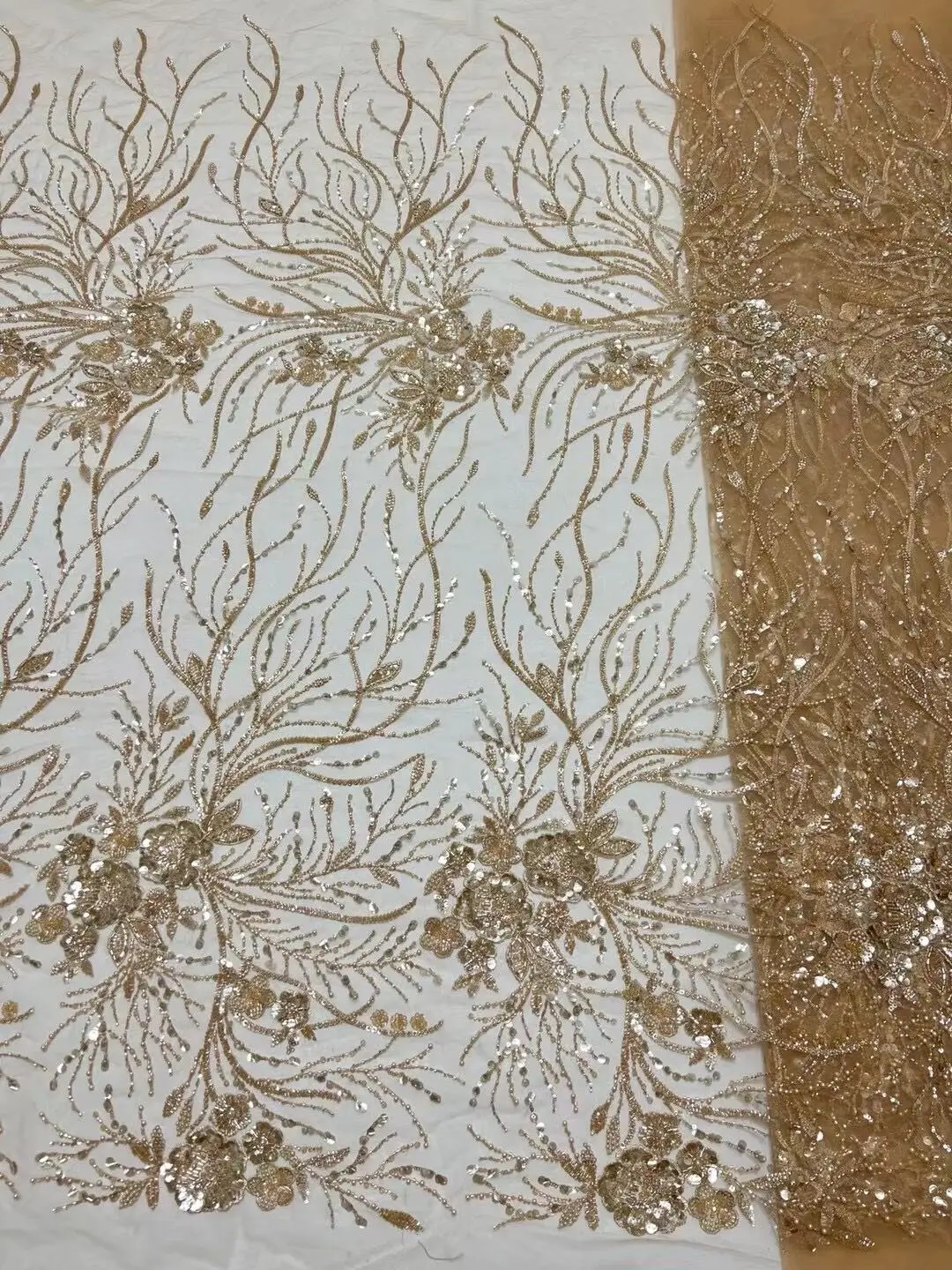 High Quality Nigerian Tulle beads Lace Fabric With Sequins Embroidery Sewing S-1306893 Dresses African Fabric
High Quality Nigerian Tulle beads Lace Fabric With Sequins Embroidery Sewing S-1306893 Dresses African Fabric
