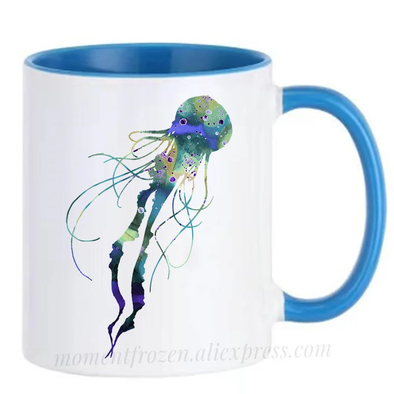 Watercolor Jellyfish Mugs Nursery Art Coffee Cups Creative Milk Drinkware Personality Morph Coffeeware Home Decor Birthday Gifts
Watercolor Jellyfish Mugs Nursery Art Coffee Cups Creative Milk Drinkware Personality Morph Coffeeware Home Decor Birthday Gifts