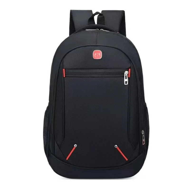 

2024 New Men's Backpack Waterproof Oxford Cloth Backpack Fashion Simple Large-capacity Business Computer Bag College Schoolbag