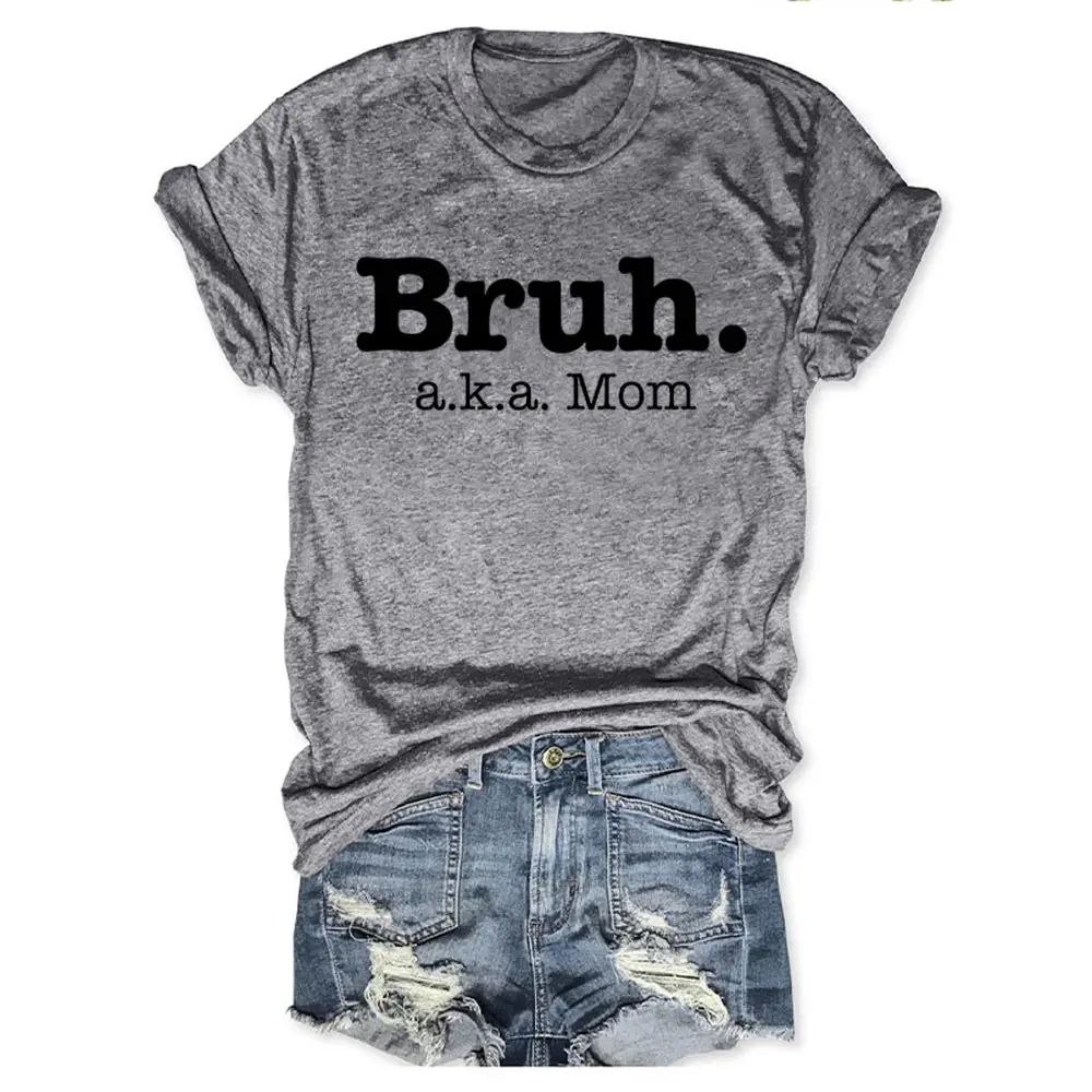 Футболка с коротким рукавом и круглым вырезом от rheacмножества Bruh AKA Mom
Футболка с коротким рукавом и круглым вырезом от rheacмножества Bruh AKA Mom