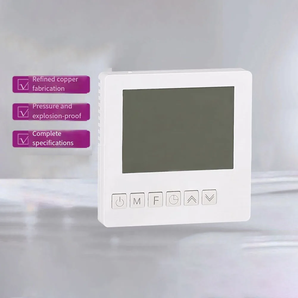 LCD Thermostat Intelligent Water Heating Temperature Control Adjustment Switch AC220V 50/60Hz 0℃-99℃ NTC For Office Buildings
LCD Thermostat Intelligent Water Heating Temperature Control Adjustment Switch AC220V 50/60Hz 0℃-99℃ NTC For Office Buildings