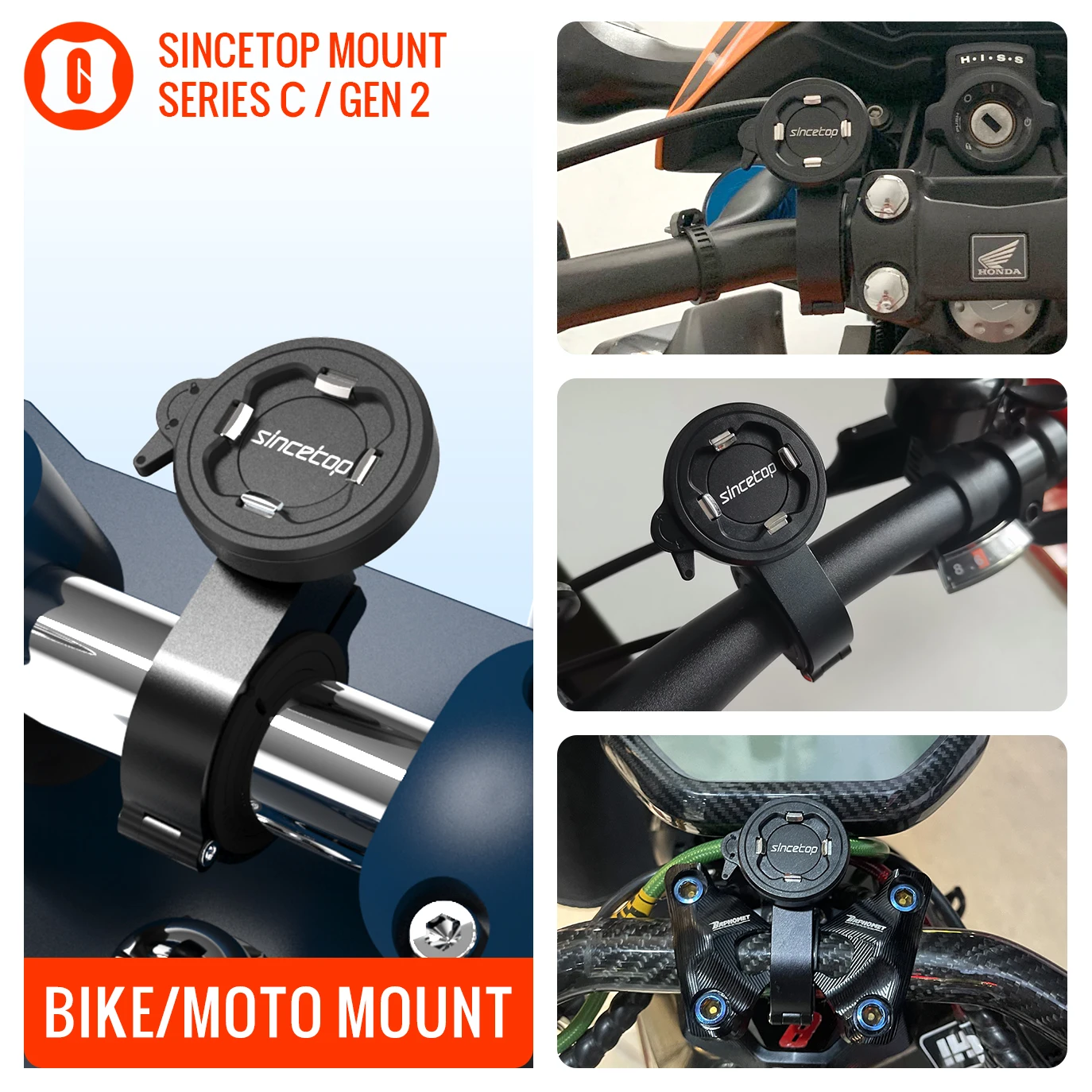 

Motocycle Phone Holder Navigator Bracket Stand Moto Handlebar Mount For Guzzi Yamaha Harley Kawasaki Mobile Grip Bike Bicycle