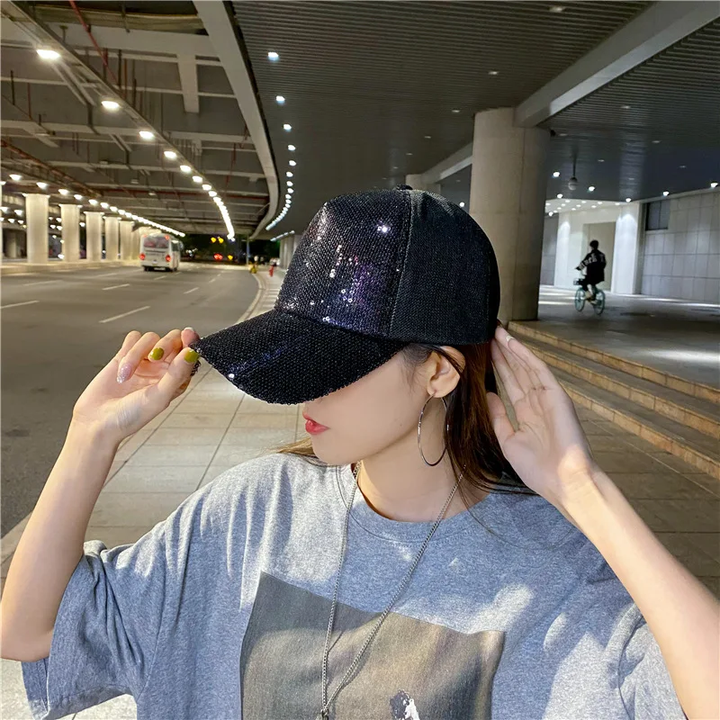 Women Sequins Mesh Baseball Cap Adjustable Sun Hat Sport Golf Sunshade Sunscreen Hats Korean Fashion Colorful Caps Hip Pop Cap
Women Sequins Mesh Baseball Cap Adjustable Sun Hat Sport Golf Sunshade Sunscreen Hats Korean Fashion Colorful Caps Hip Pop Cap