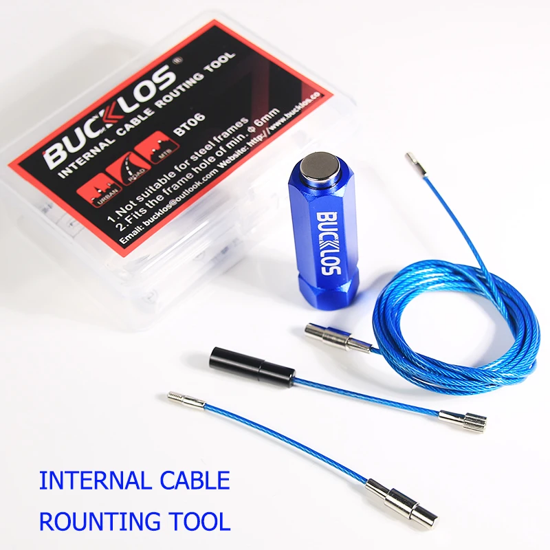 BUCKLOS Road Bike Internal Cable Routing Tool with Strong Neodymium Magnet For Bicycle Frame Hydraulic Brake Hose Shifter Wire
BUCKLOS Road Bike Internal Cable Routing Tool with Strong Neodymium Magnet For Bicycle Frame Hydraulic Brake Hose Shifter Wire