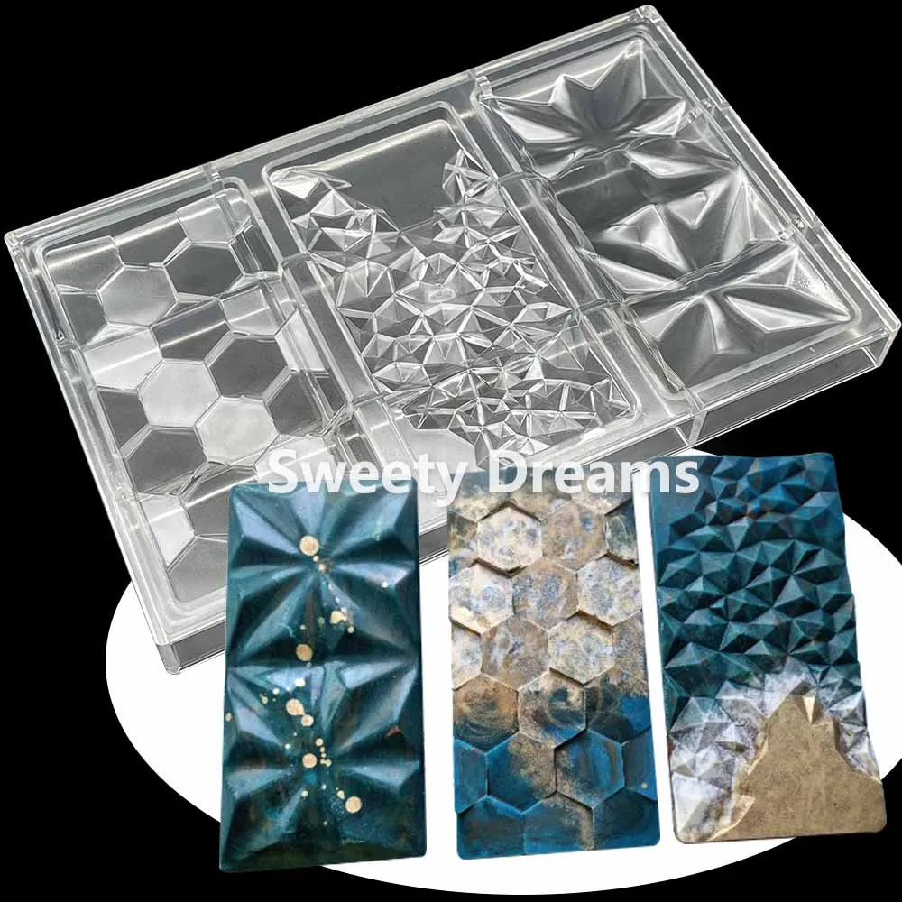 DIY Honey Shape Chocolate Cadny Bar Mold Polycarbonate Chocolate Mould Plastic Baking Pastry Cake Mold Bonbon Confectionery Tool
DIY Honey Shape Chocolate Cadny Bar Mold Polycarbonate Chocolate Mould Plastic Baking Pastry Cake Mold Bonbon Confectionery Tool