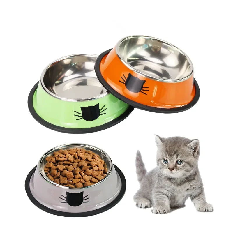 Cat Food Bowl Stainless Steel Kitten Cat Feeder Water Bowl With Non-Slip Rubber Base Small Pet Bowl Cat Accessories Pet Supplies
Cat Food Bowl Stainless Steel Kitten Cat Feeder Water Bowl With Non-Slip Rubber Base Small Pet Bowl Cat Accessories Pet Supplies