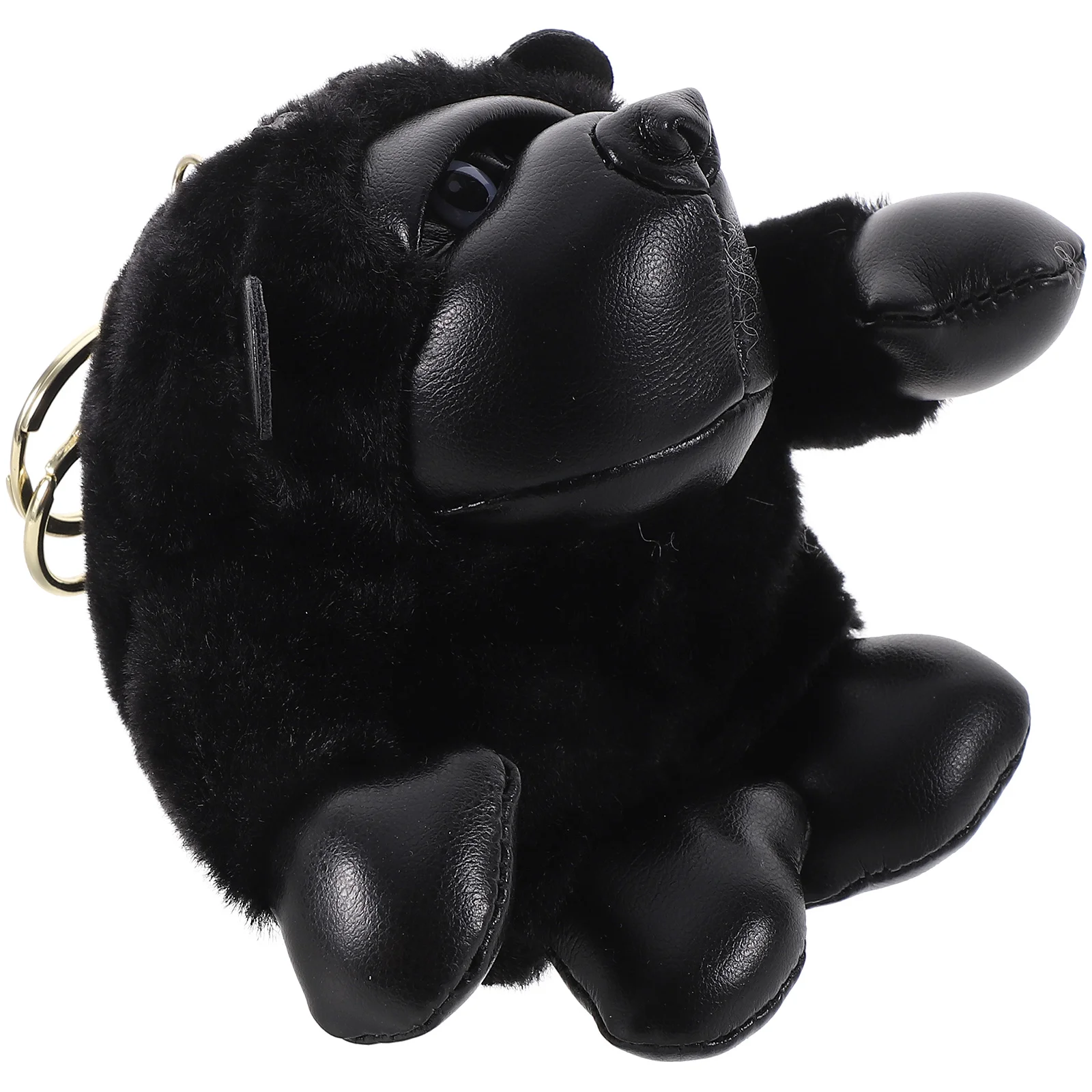 

Luxury Gorilla Plush Pendant Monkey Keychain (Black) 1pc Keychains Pp Cotton Stuffed