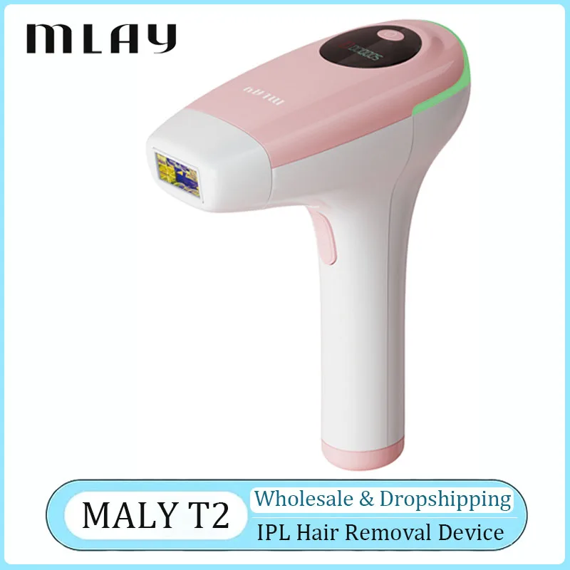 

MLAY T2 IPL Hair Removal Laser Epilator 500000 Flashes Permanent Bikini Face Body Hair Remover Safe Electric Depilador Razor New