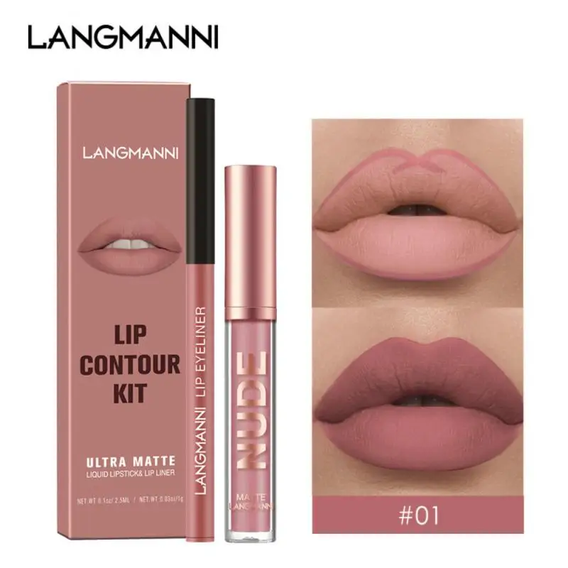 2pcs Lipstick Lipliner Pen Set Matte Waterproof Lip Liner Pencil Contour Makeup Sexy Red Lip Stick Long Lasting Cosmetics
2pcs Lipstick Lipliner Pen Set Matte Waterproof Lip Liner Pencil Contour Makeup Sexy Red Lip Stick Long Lasting Cosmetics