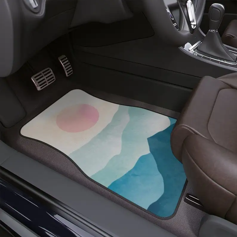 Boho sunrise Car Floor Mat,Aesthetic Mountain Landscape Car mats,Cute Girly Car Decor,Textured car seat cover,car accessories fo
Boho sunrise Car Floor Mat,Aesthetic Mountain Landscape Car mats,Cute Girly Car Decor,Textured car seat cover,car accessories fo