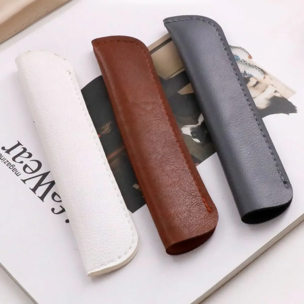 Solid Color PU Pencil Bags Lightweight PU Leather Large Capacity Pen Holder Pencil Case Office Supplies
Solid Color PU Pencil Bags Lightweight PU Leather Large Capacity Pen Holder Pencil Case Office Supplies