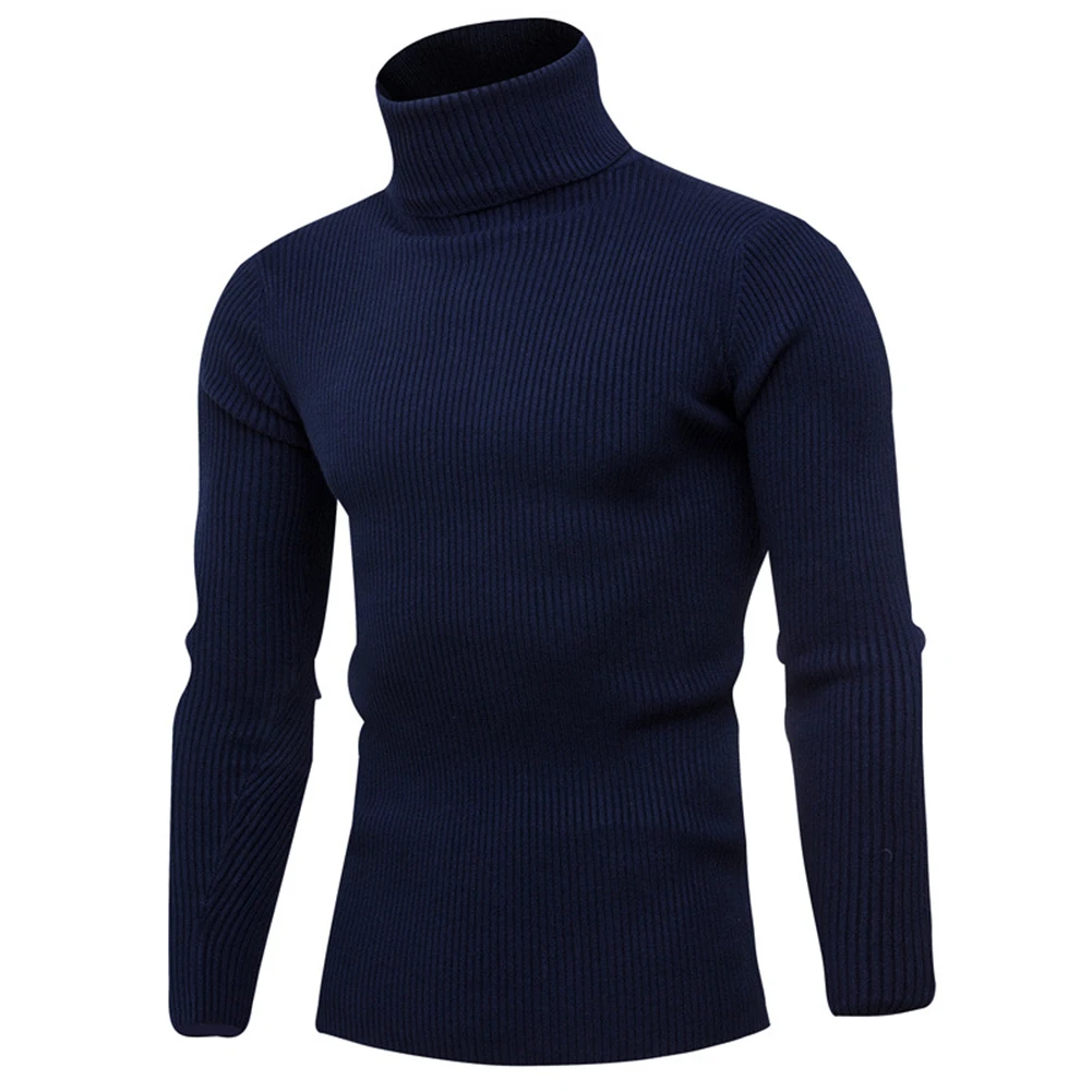 Mens Autumn Winter Turtleneck Pullover Long Sleeve Jumper Tops Warm Casual Slim Fit T-Shirt Men Knitted Sweaters Bottoming Shirt
Mens Autumn Winter Turtleneck Pullover Long Sleeve Jumper Tops Warm Casual Slim Fit T-Shirt Men Knitted Sweaters Bottoming Shirt