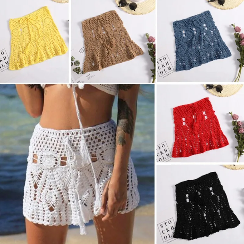Hand Hook Beach Skirt Sexy Short Skirt Women Hollowed-out Strap Wrapped Hip Beach Skirt
Hand Hook Beach Skirt Sexy Short Skirt Women Hollowed-out Strap Wrapped Hip Beach Skirt