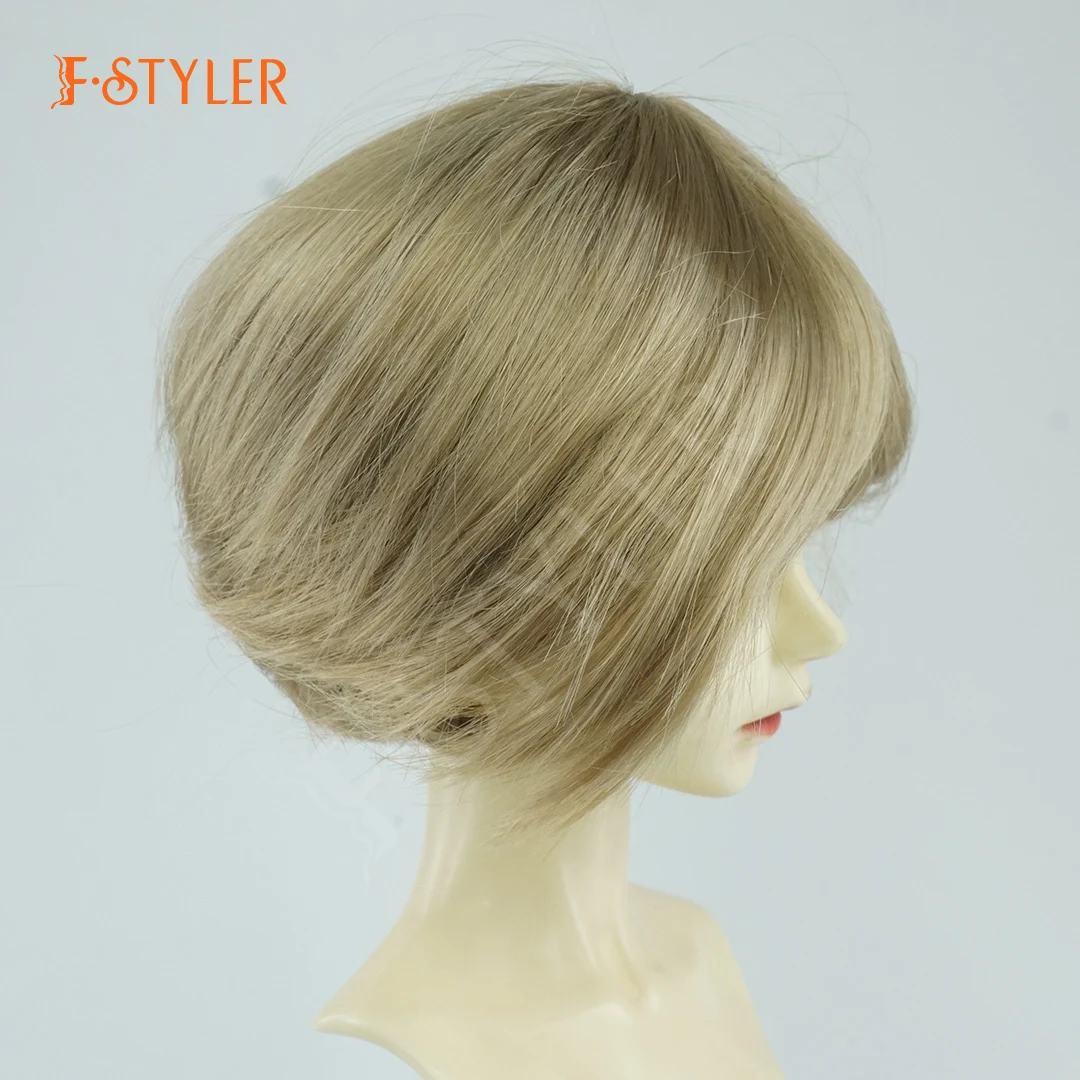 

FStyler кукла парик короткий стиль BJD Кукла Мягкие синтетические мохеровые волосы различных цветов аксессуары на складе 1/3 1/4 1/6 1/8
