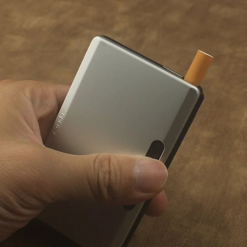 

Automatic Cigarette Case Hold 6/10 Pcs Cigarettes Aluminum Alloy Sealed Moisture-proof Pressure-resistant Tobacco Box For Men