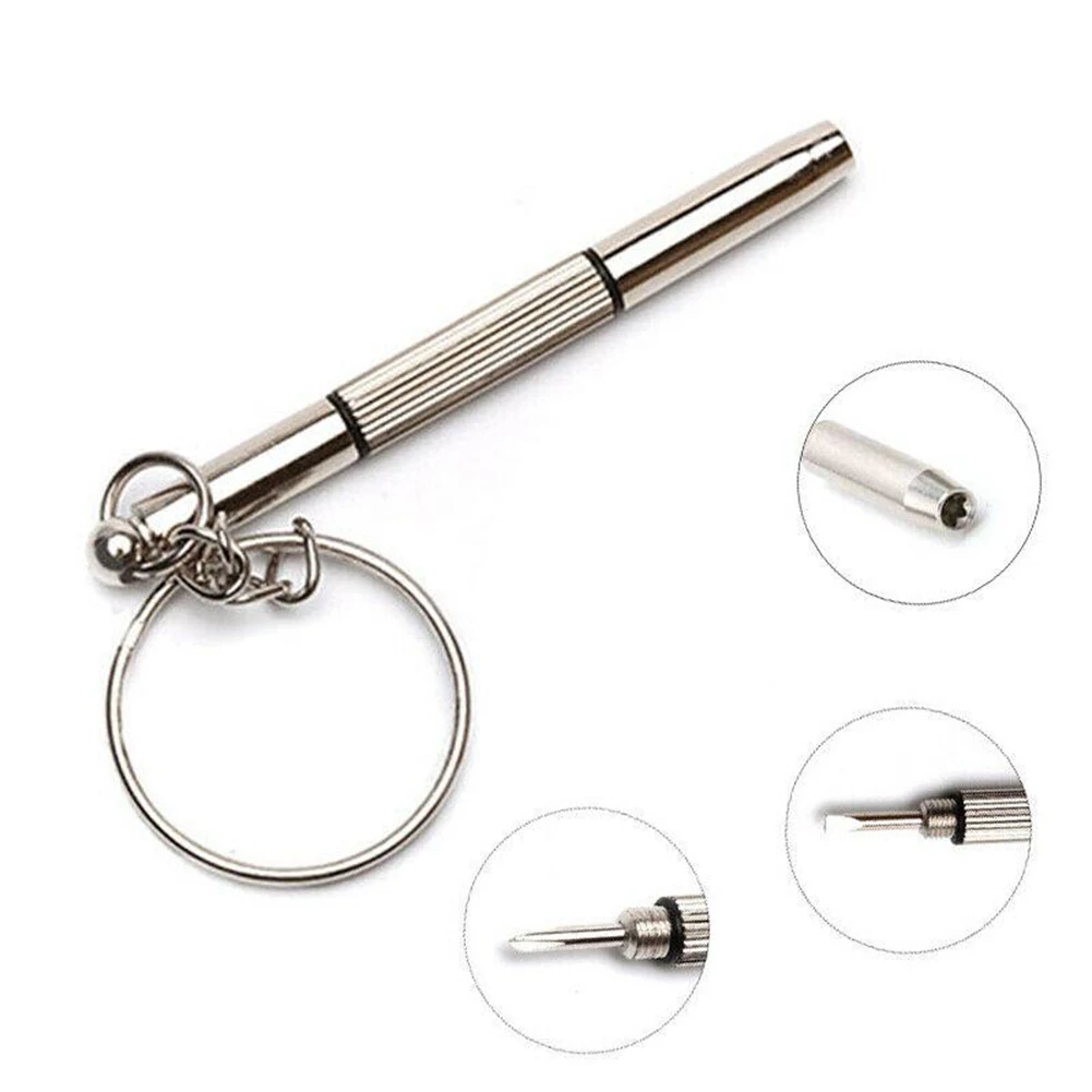 1PC Mini 3in1 Screwdriver Eyeglass Screwdriver With Keychain Portable Spectacles Watch Repair Kit Practical Household Tool
1PC Mini 3in1 Screwdriver Eyeglass Screwdriver With Keychain Portable Spectacles Watch Repair Kit Practical Household Tool