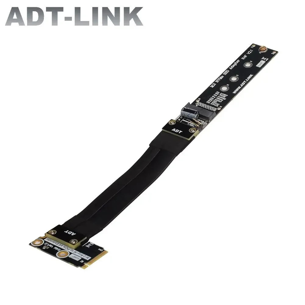 ADT-Link Riser Adapter M.2 NVMe SSD Extension Cable Solid Drive Riser Card M2 To PCI-E 3.0 X4 PCIe High Speed M Key GPU Extender 
ADT-Link Riser Adapter M.2 NVMe SSD Extension Cable Solid Drive Riser Card M2 To PCI-E 3.0 X4 PCIe High Speed M Key GPU Extender