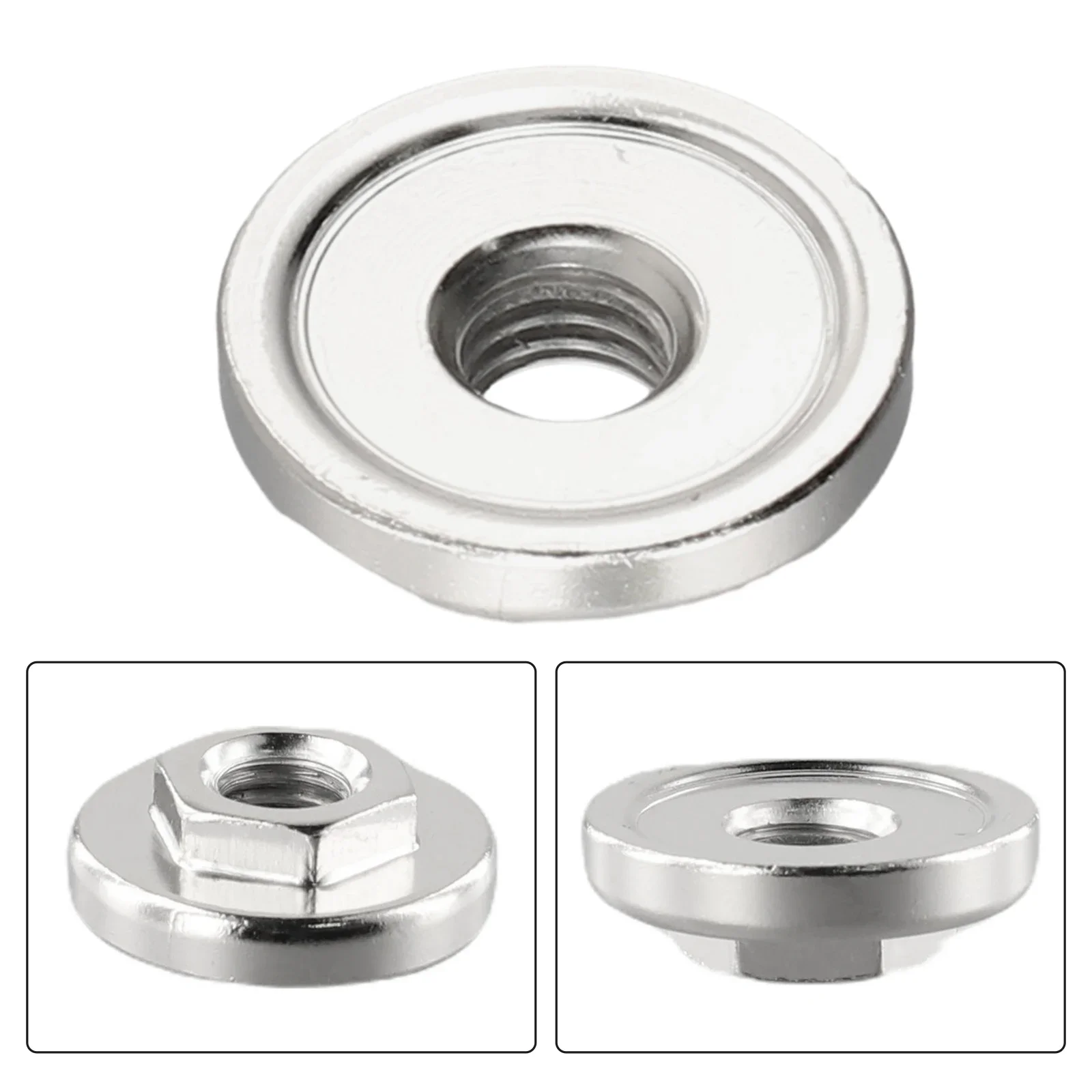 Durable New Practical Angle Grinder Nut Silver Stainless Steel 1 Piece Tool 1× Accessory Anti-rust Quick Clamp
Durable New Practical Angle Grinder Nut Silver Stainless Steel 1 Piece Tool 1× Accessory Anti-rust Quick Clamp
