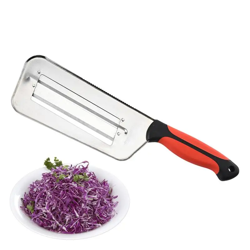 

Cabbage Cutter Food-Grade Stainless Steel Cabbage Chopper Double Layer Ergonomic Vegetable Slicer For Onion Cucumber Carrot