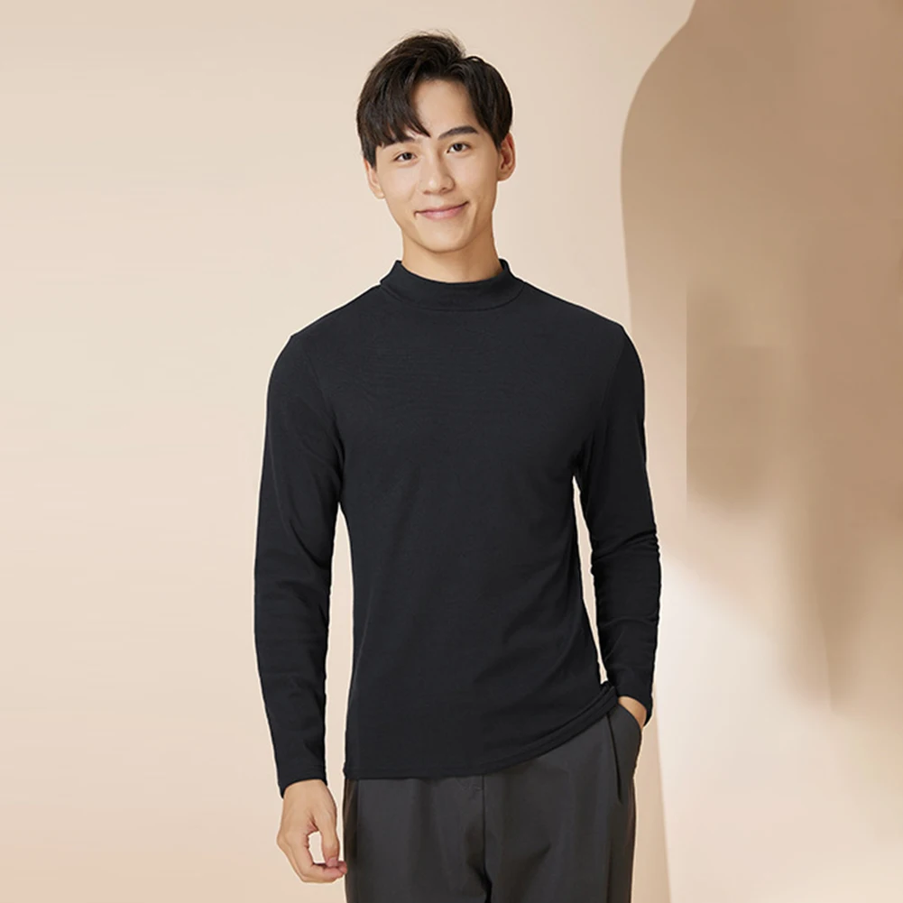 Autumn Winter Men's Thermal Underwear Tops Long Sleeve T Shirt Men Solid Color O-neck Tees Tops Plus Size High Quality
Autumn Winter Men's Thermal Underwear Tops Long Sleeve T Shirt Men Solid Color O-neck Tees Tops Plus Size High Quality