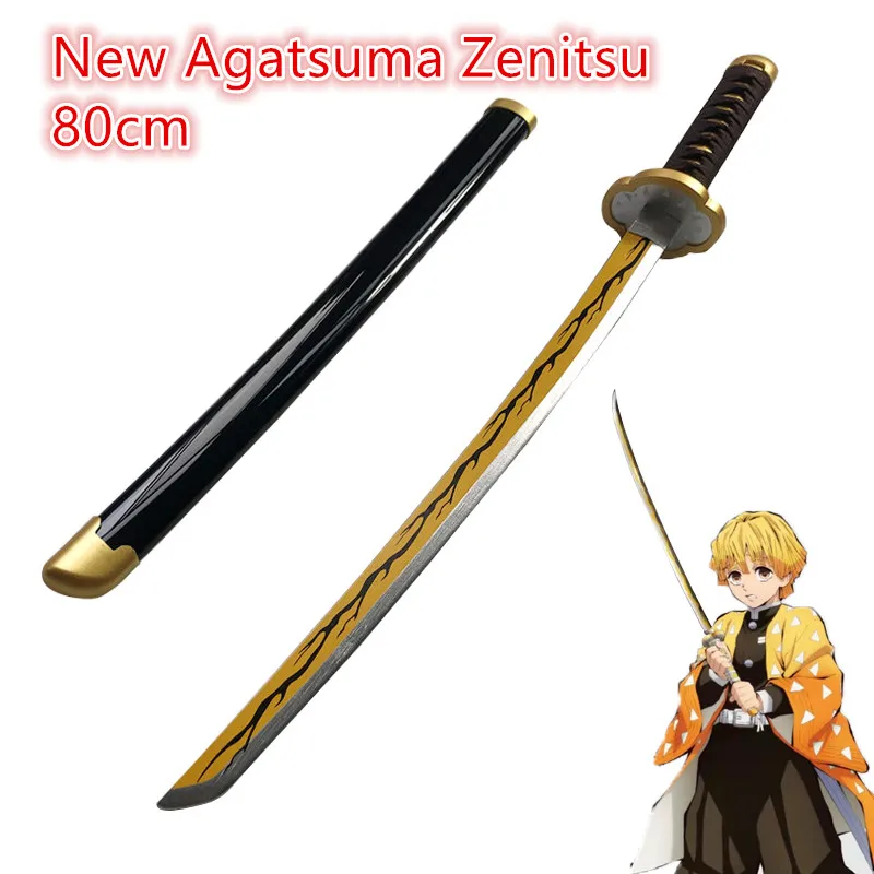 Sword Weapon New Agatsuma Zenitsu Cosplay Sword 1:1 Anime Ninja Knife wood toy 80cm
Sword Weapon New Agatsuma Zenitsu Cosplay Sword 1:1 Anime Ninja Knife wood toy 80cm