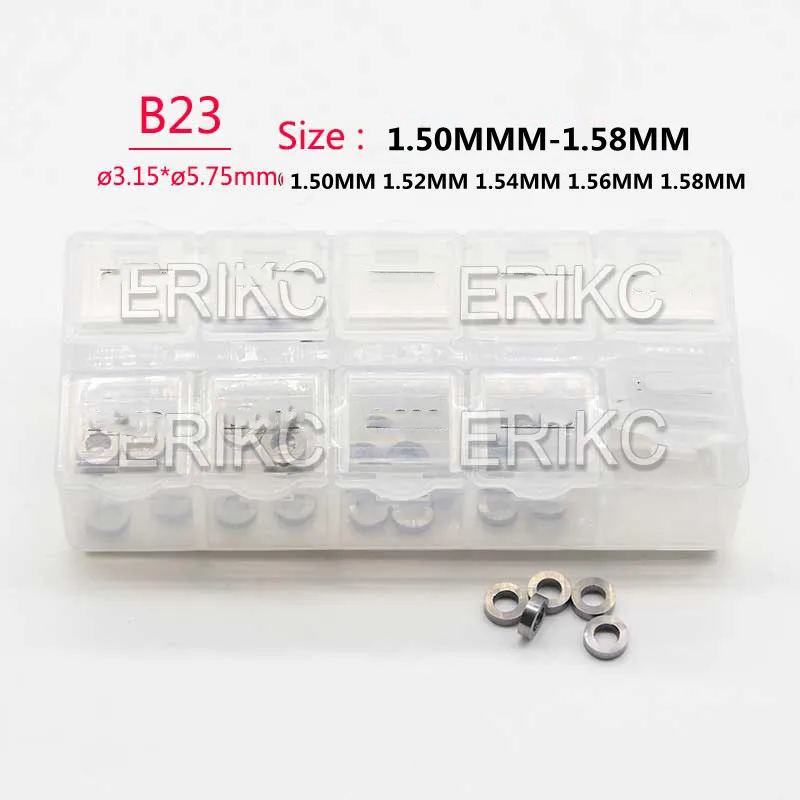

RIKC B23 120 PCS SIZE 1.50 MM-1.58 MM Stainless Diesel Copper Gasket Washers Thickness 1.52MM 1.54MM 1.56MM 1.58MM