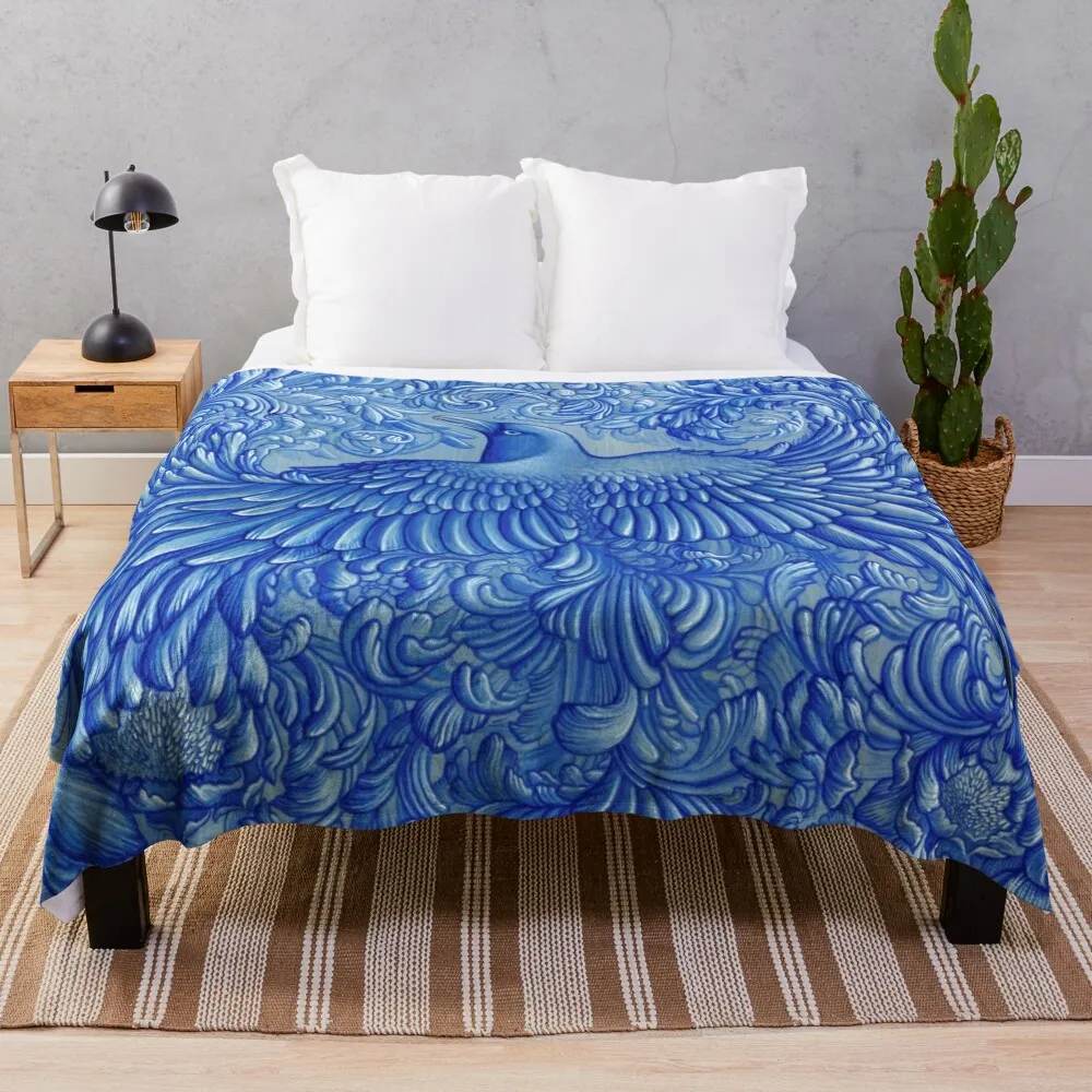 Blue bowerbird painting 1 of 2 Throw Blanket Thin Blankets Bed linens Luxury St Blanket sofa bed Dorm Room Essentials
Blue bowerbird painting 1 of 2 Throw Blanket Thin Blankets Bed linens Luxury St Blanket sofa bed Dorm Room Essentials